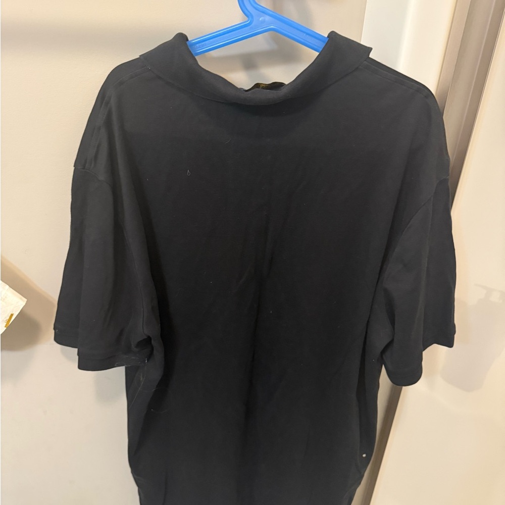 Ralph Lauren Black Polo Shirt for Men Size Medium - Picture 3 of 4
